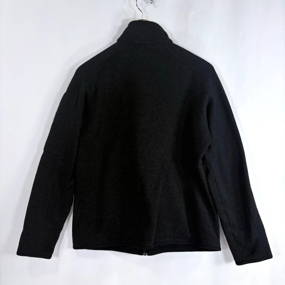Patagonia Better Sweater Full Zip Fleece Jacket Black Heather Womens Large - Picture 3 of 8